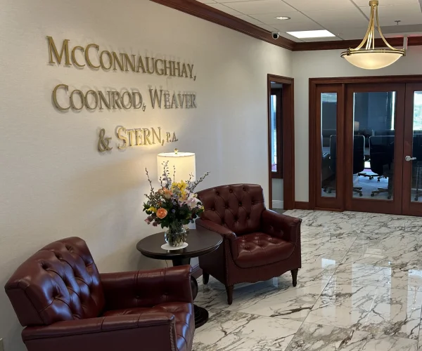 McConnaughhay, Coonrod, Weaver & Stern, P.A. Law Office Remodel | WestScott Construction | Tallahassee Construction