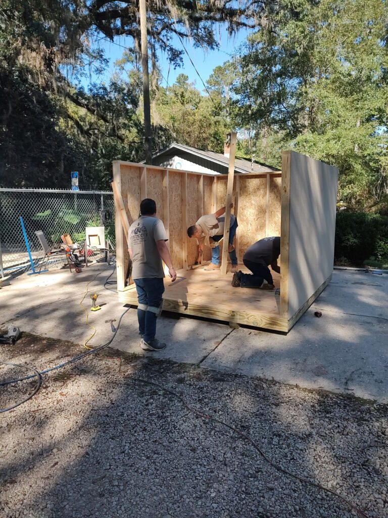 Make-A-Wish Foundation Custom Super Mario Shed | WestScott Construction | Tallahassee Construction